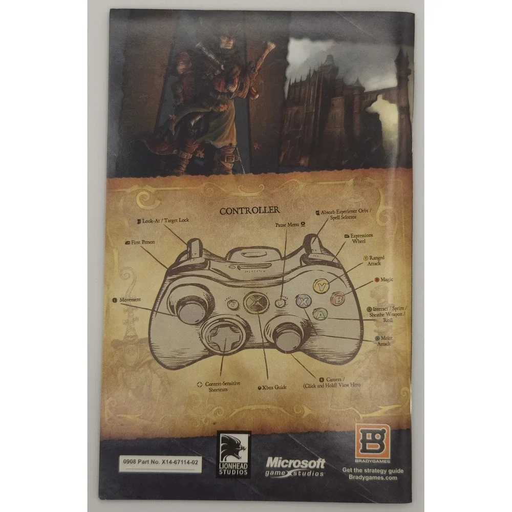 Fable II - Xbox 360 - Authentic CIB w/ Manual - Tested